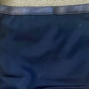 Levenger Nylon Leather Trim Messenger Black Crossbody/Shoulder Bag.